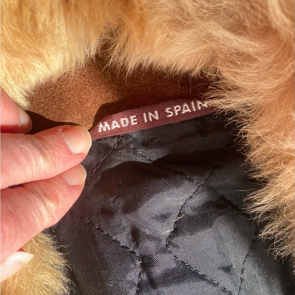 70s belted Coat, Genuine Leather, Vintage Excellent Condition - Picture 3 of 11